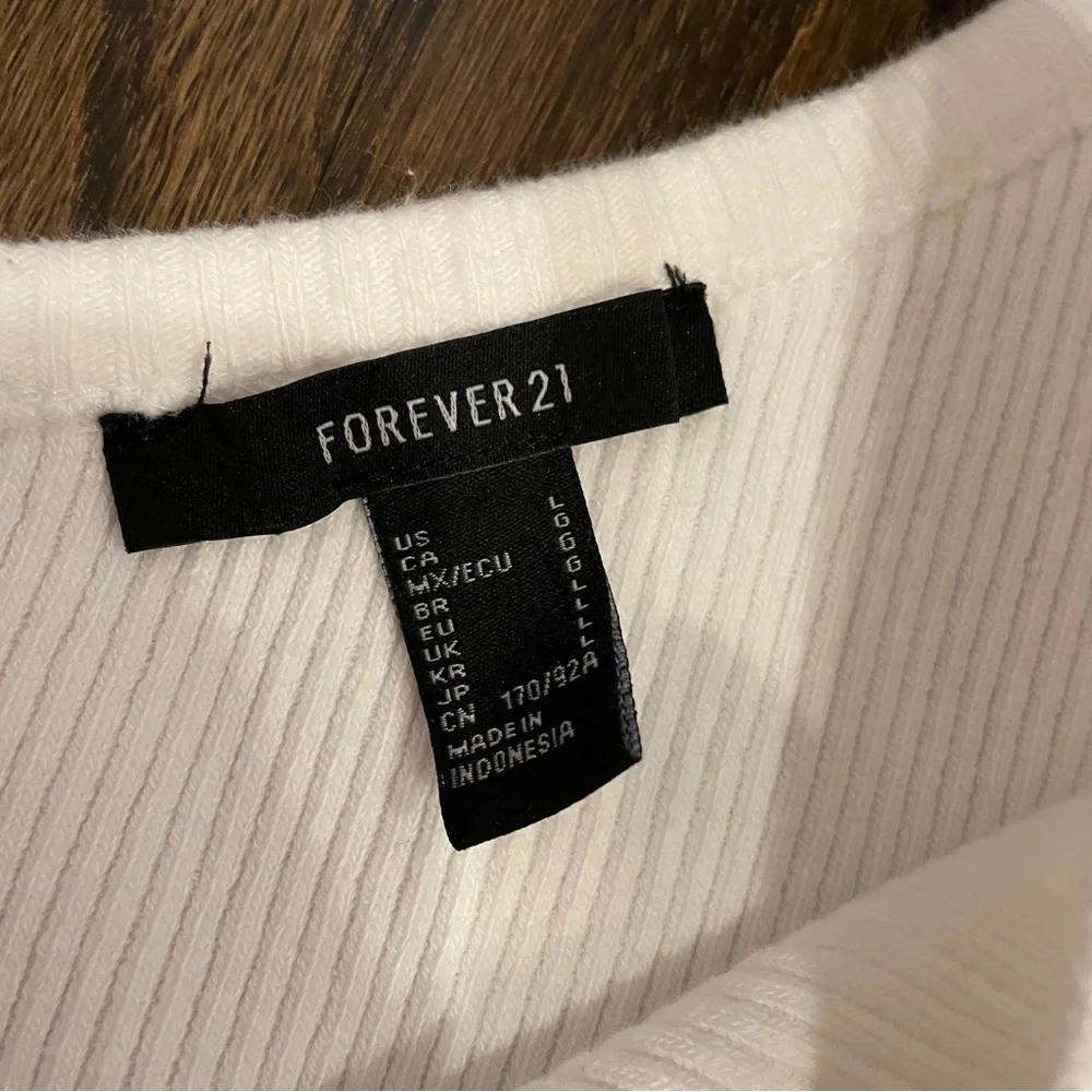 Ribbed one shoulder ribbed tank - Picture 2 of 2